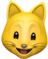 iOS Emoji Kocky zastupující profilový obrázek spolužačky Kačky.